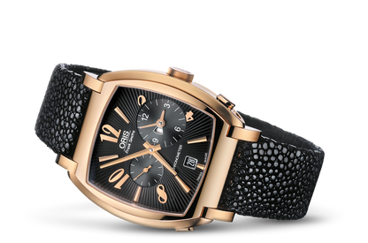 Frank Sinatra Worldtimer Limited Edition, Black, Leather Strap