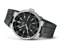 Divers Date, Black, Rubber Strap