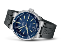 Divers Date, Blue, Rubber Strap