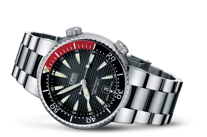 Divers Titan Date, Black, Titanium Strap