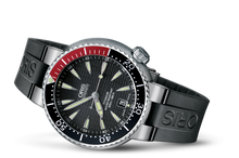 Divers Titan Date, Black, Rubber Strap