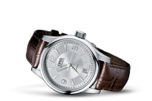 Classic Date 2006, Grey, Leather Strap
