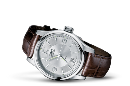 Classic Date 2006, Grey, Leather Strap