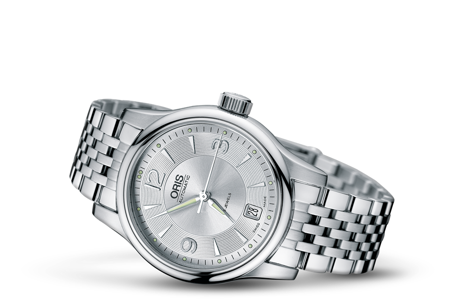 Classic Date 2006, Grey, Stainless steel Strap