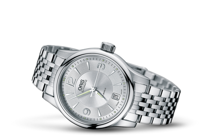 Classic Date 2006, Grey, Stainless steel Strap