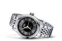 Classic Date 2006, Black, Stainless steel Strap