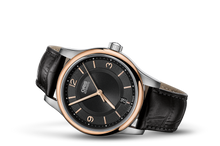 Classic Date, Black, Leather Strap