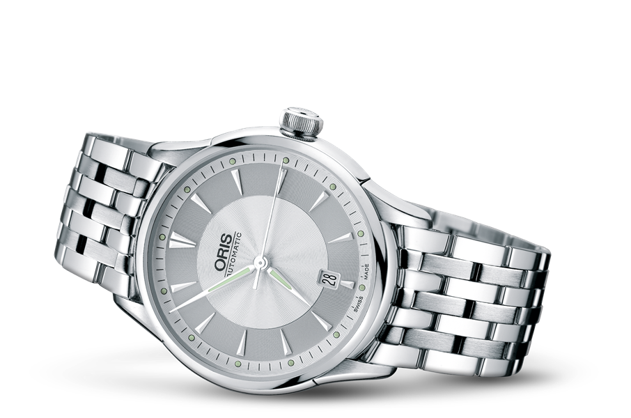 Artelier Date, Grey, Stainless steel Strap