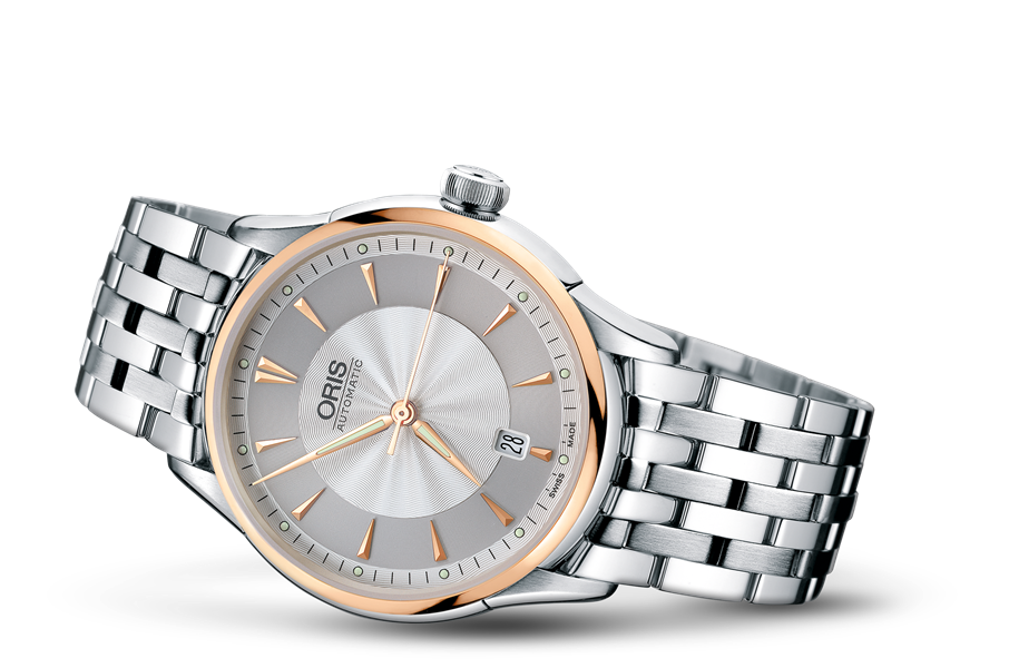Artelier Date, Grey, Stainless steel Strap