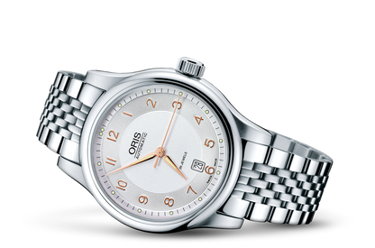 Classic Date 2006, Grey, Stainless steel Strap