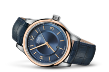 Classic Date, Blue, Leather Strap