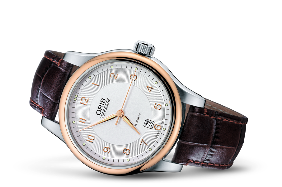 Classic Date 2006, Grey, Leather Strap