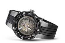 WilliamsF1 Team Skeleton Engine Date, Black, Rubber Strap