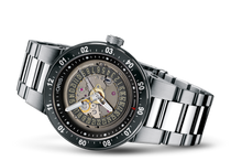 WilliamsF1 Team Skeleton Engine Date, Black, Stainless steel Strap