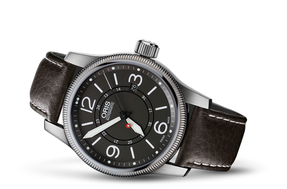 Swiss Hunter Team PS Edition, Grey, Leather Strap