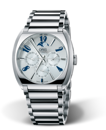 Frank Sinatra Complication, 39.00 x 40mm, Grey, Stainless steel Strap, Stainless steel crown, Multi-piece stainless steel case, flexible lugs