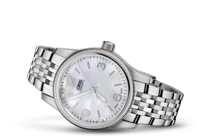 Big Crown Diamonds, White, Stainless steel Strap