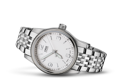 Swiss Hunter Team PS Edition, White, Stainless steel Strap
