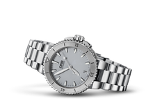 Aquis Date, Grey, Stainless steel Strap
