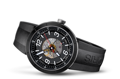 TT1 Engine Date, Black, Rubber Strap