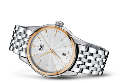 Artelier Date, Grey, Stainless steel Strap
