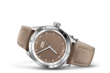 Artix GT Date, Brown, Leather Strap