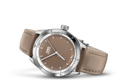 Artix GT Date, Brown, Leather Strap