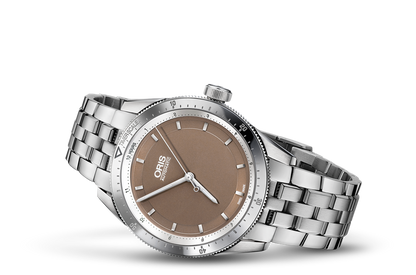 Artix GT Date, Brown, Stainless steel Strap