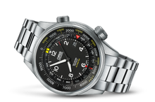 Big Crown ProPilot Altimeter with Feet Scale, Black, Stainless steel Strap