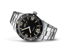 Divers Sixty-Five, Black, Stainless steel Strap