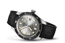 Divers Sixty-Five, Grey, Rubber Strap