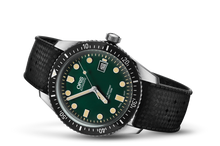 Divers Sixty-Five, Green, Rubber Strap