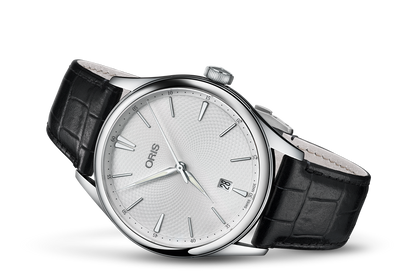 Artelier Date, Grey, Leather Strap