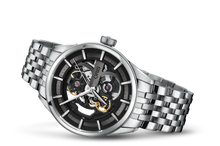 Artix Skeleton, Black, Stainless steel Strap