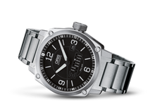 BC4 Retrograde Day, Black, Stainless steel Strap