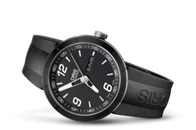 TT1 Day Date, Black, Rubber Strap