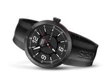 TT1 Day Date, Black, Rubber Strap