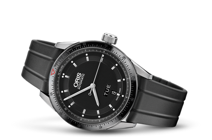Artix GT Day Date, Black, Rubber Strap