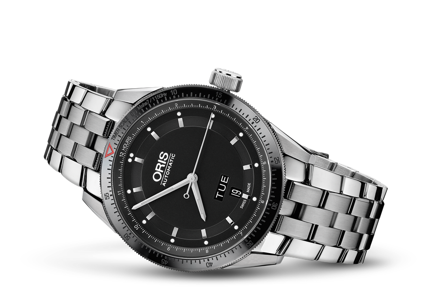 Artix GT Day Date, Black, Stainless steel Strap