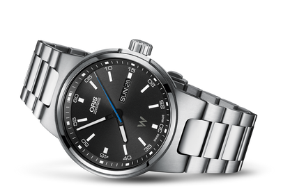 Williams Day Date, Black, Stainless steel Strap