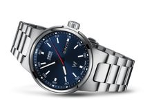 Williams Day Date, Blue, Stainless steel Strap