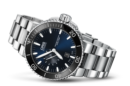 Aquis Small Second, 46.00 mm, Blue