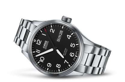 Big Crown ProPilot Big Day Date, Black, Stainless steel Strap