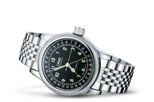 Big Crown Original Pointer Date, Black, Stainless steel Strap