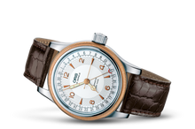 Big Crown Original Pointer Date, Grey, Leather Strap