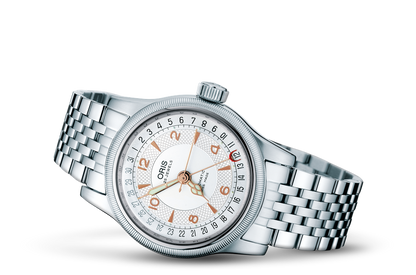 Big Crown Original Pointer Date, Grey, Stainless steel Strap