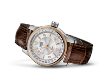 Big Crown Pointer Date, Grey, Leather Strap