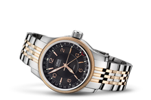 Big Crown Pointer Date, Black, Stainless steel Strap