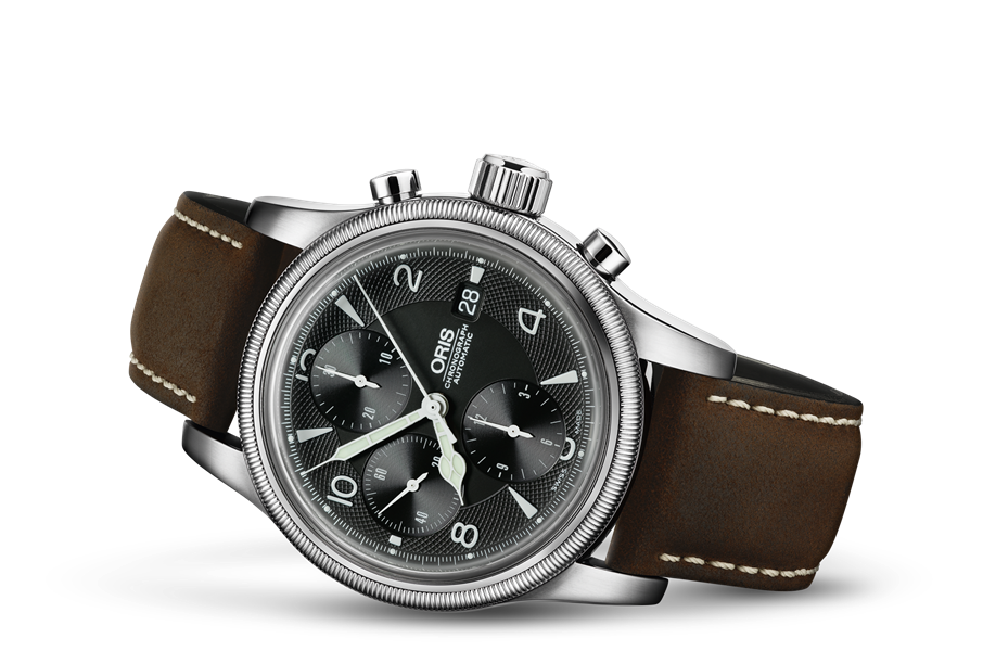 Oskar Bider Limited Edition, Black, Leather Strap