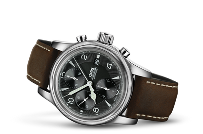 Oskar Bider Limited Edition, Black, Leather Strap